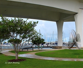 Under the Bridge Clearwater Marina  photo by Jack Armstrong